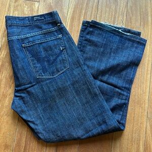 Citizens denim relaxed button fly waist 34 inseam 27